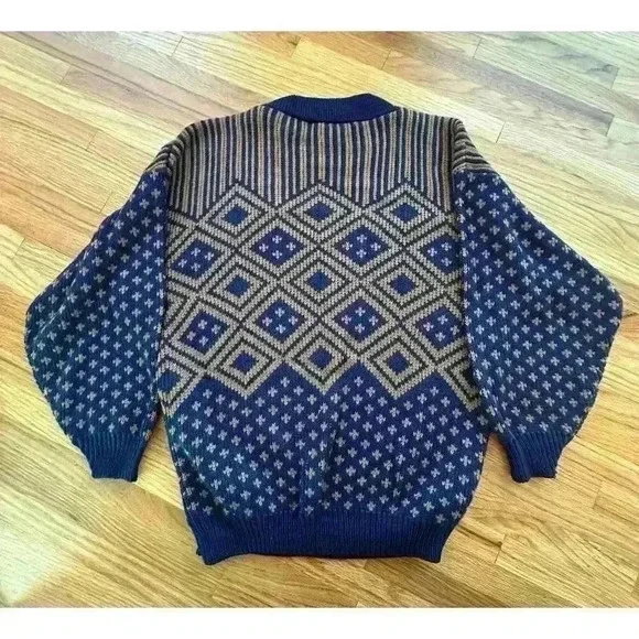 Vintage Grandpa Granola Girl oversized sweater fall gorpcore | SIZE S/M - Picture 7 of 7